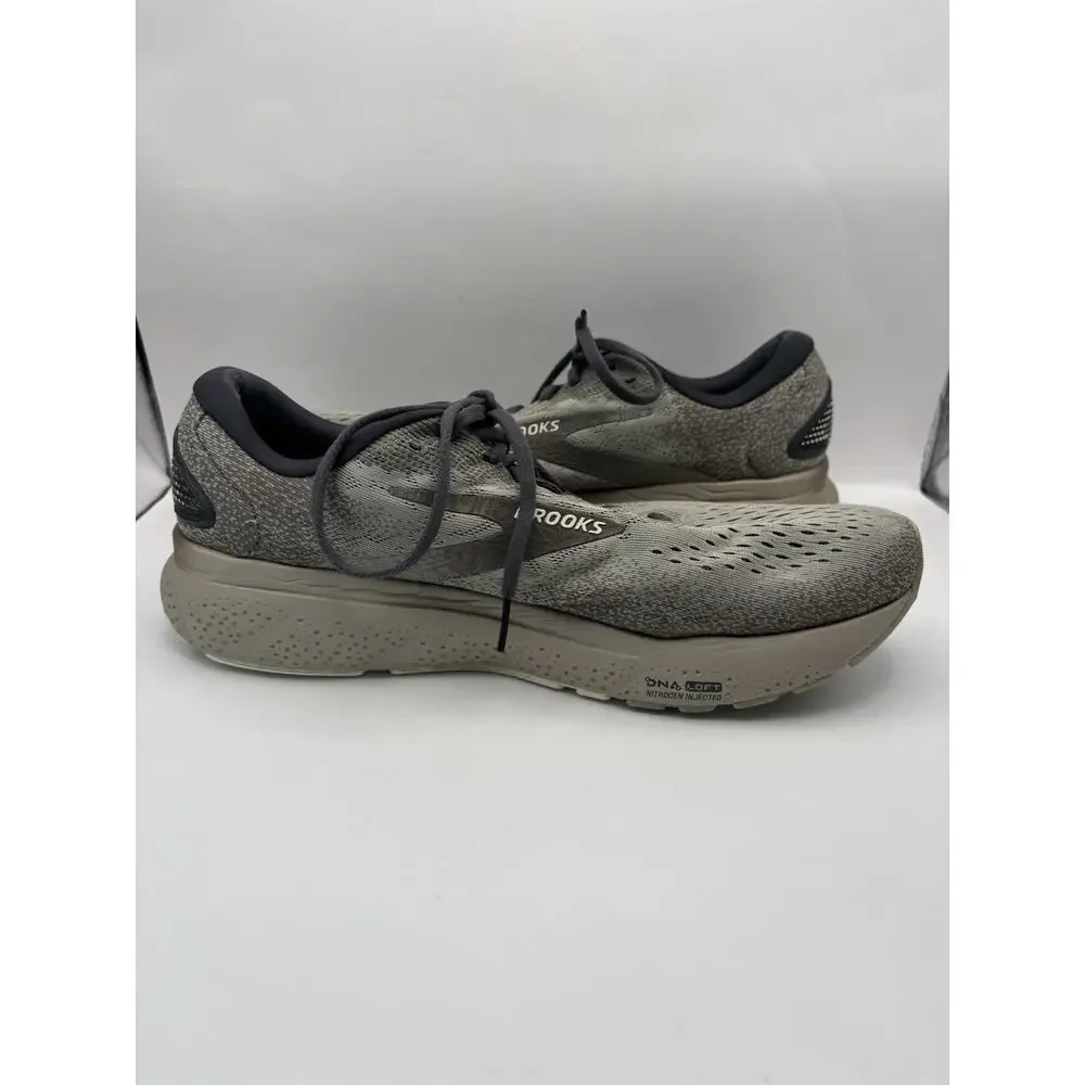 Brooks Ghost 16 Gray Sneakers Men Size 12